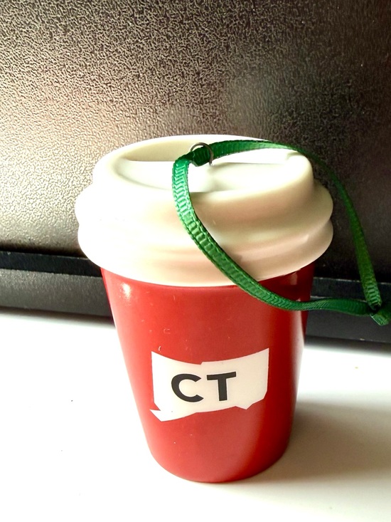 Starbucks Other - Starbucks Christmas Ornament Holiday 2016 RED CT Ceramic Coffee Cup